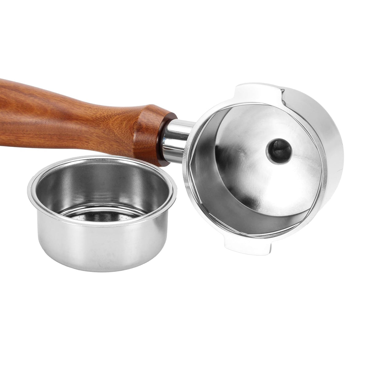 51mm Espresso Portafilter Double Spouts 2 Ears Compatible with ECP35.31