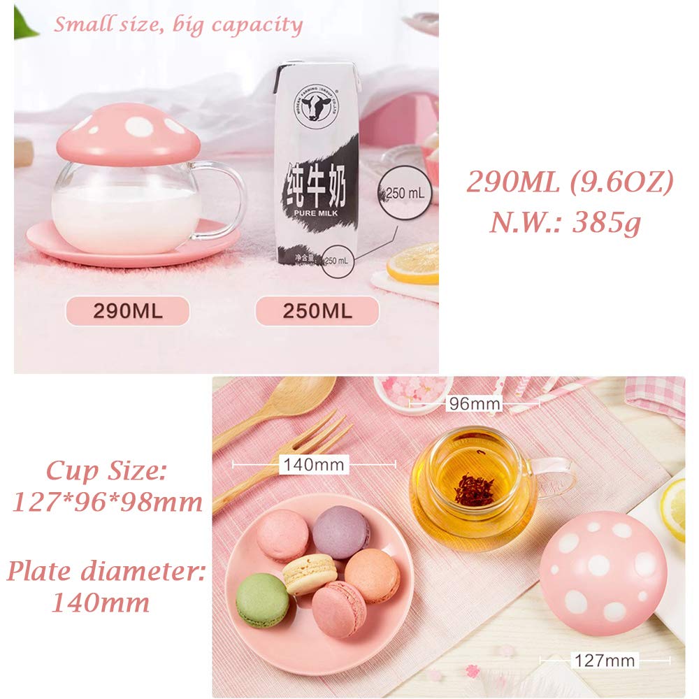 Mushroom Tea Cup Set