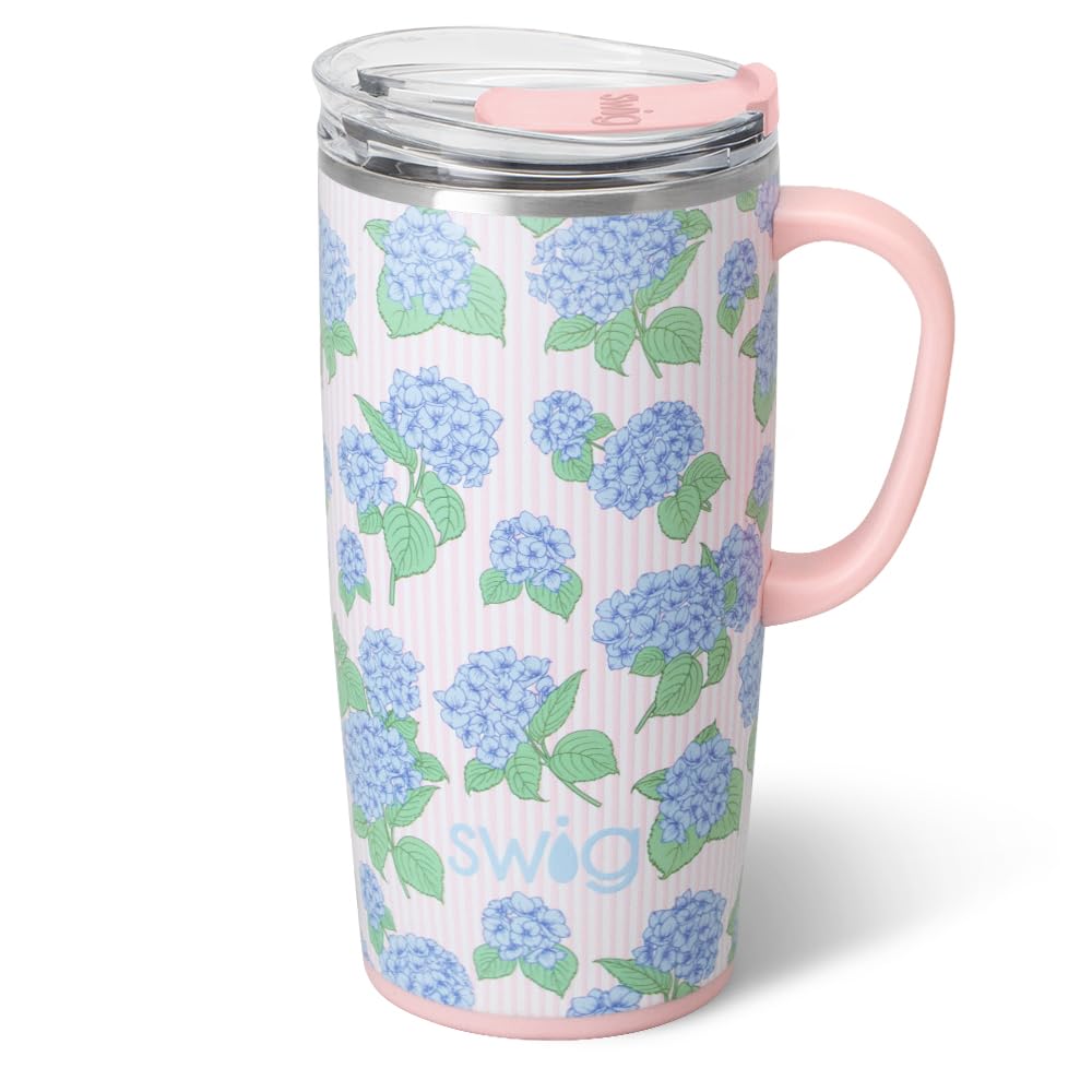 22oz Insulated Travel Mug with Handle & Lid