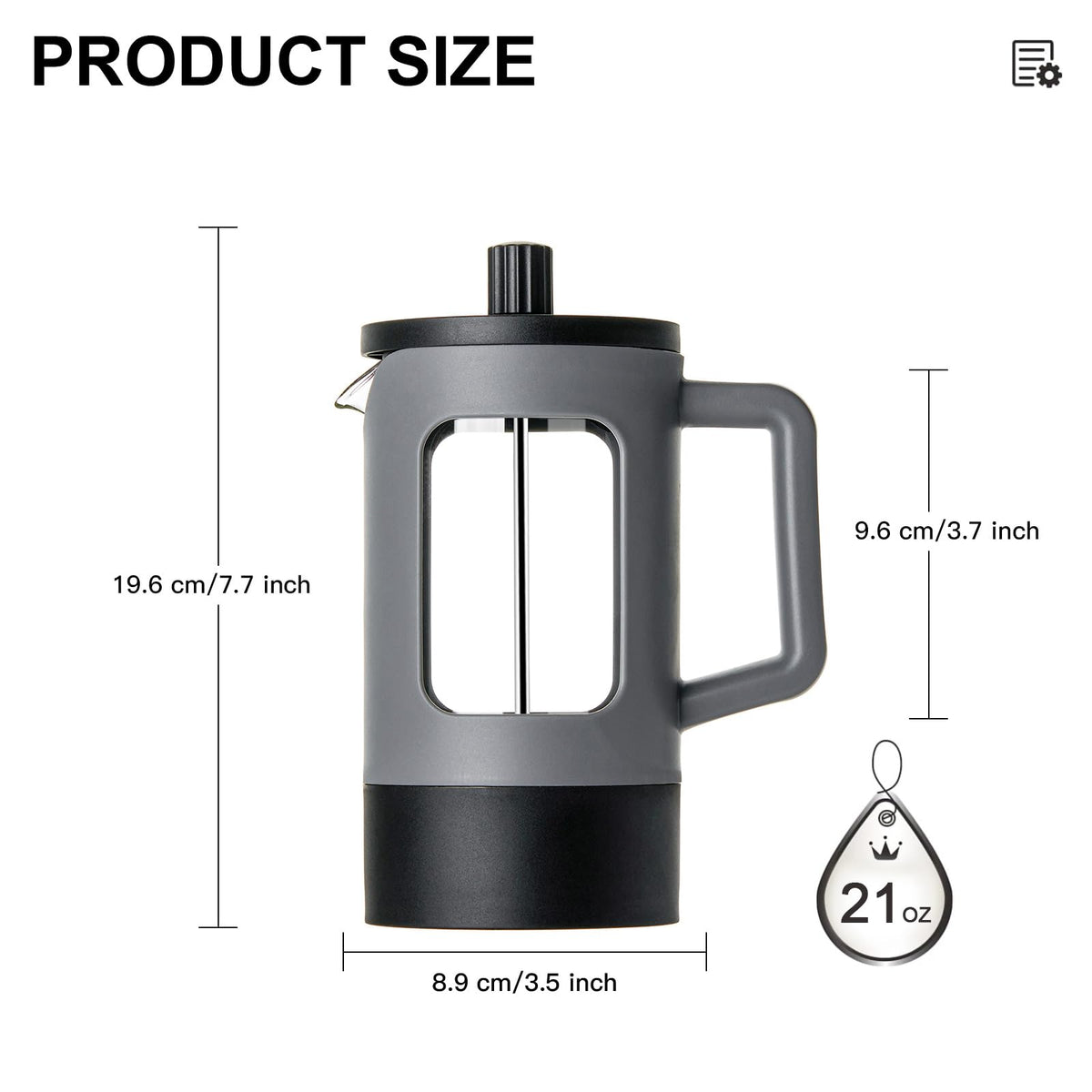 French Press Coffee Maker (21 Ounce)