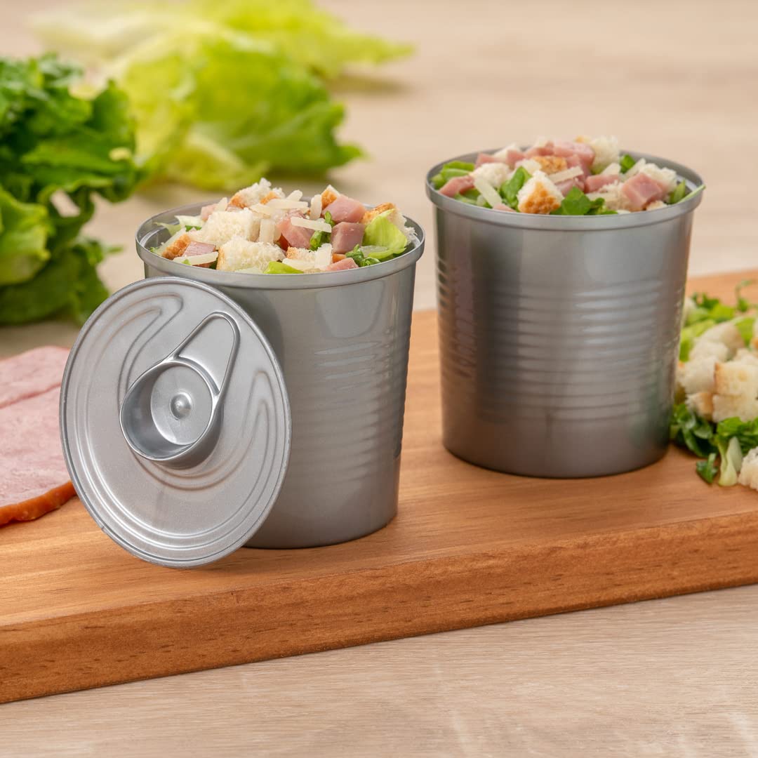 Plastic Canisters with Lid (20 Count)