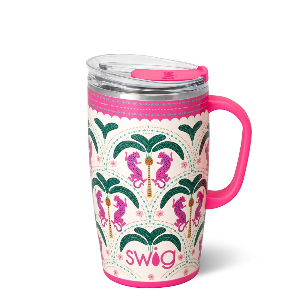 18oz Insulated Travel Mug with Handle & Lid