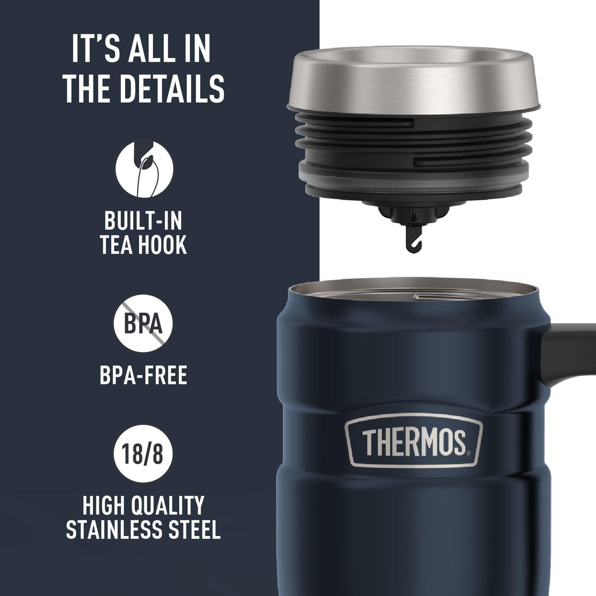 Stainless King Travel Mug with Handle