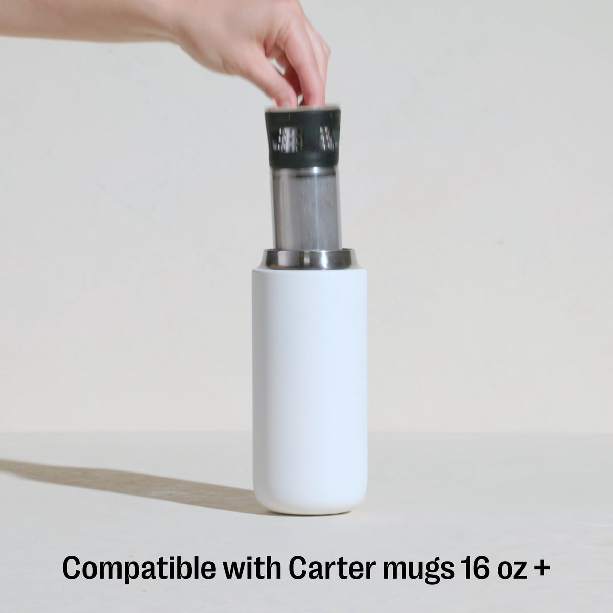 Carter Tea + Cold Brew Infuser & Carter Move 16 oz Tumbler Set