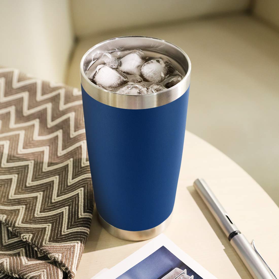 20oz Stainless Steel Tumbler Bulk with Lid (4 Count)