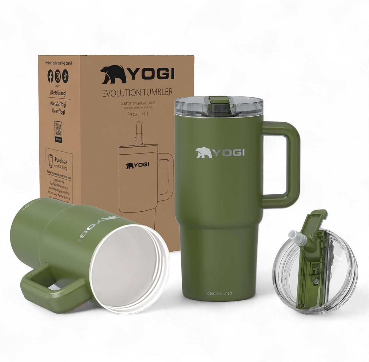 24oz Tumbler with Straw