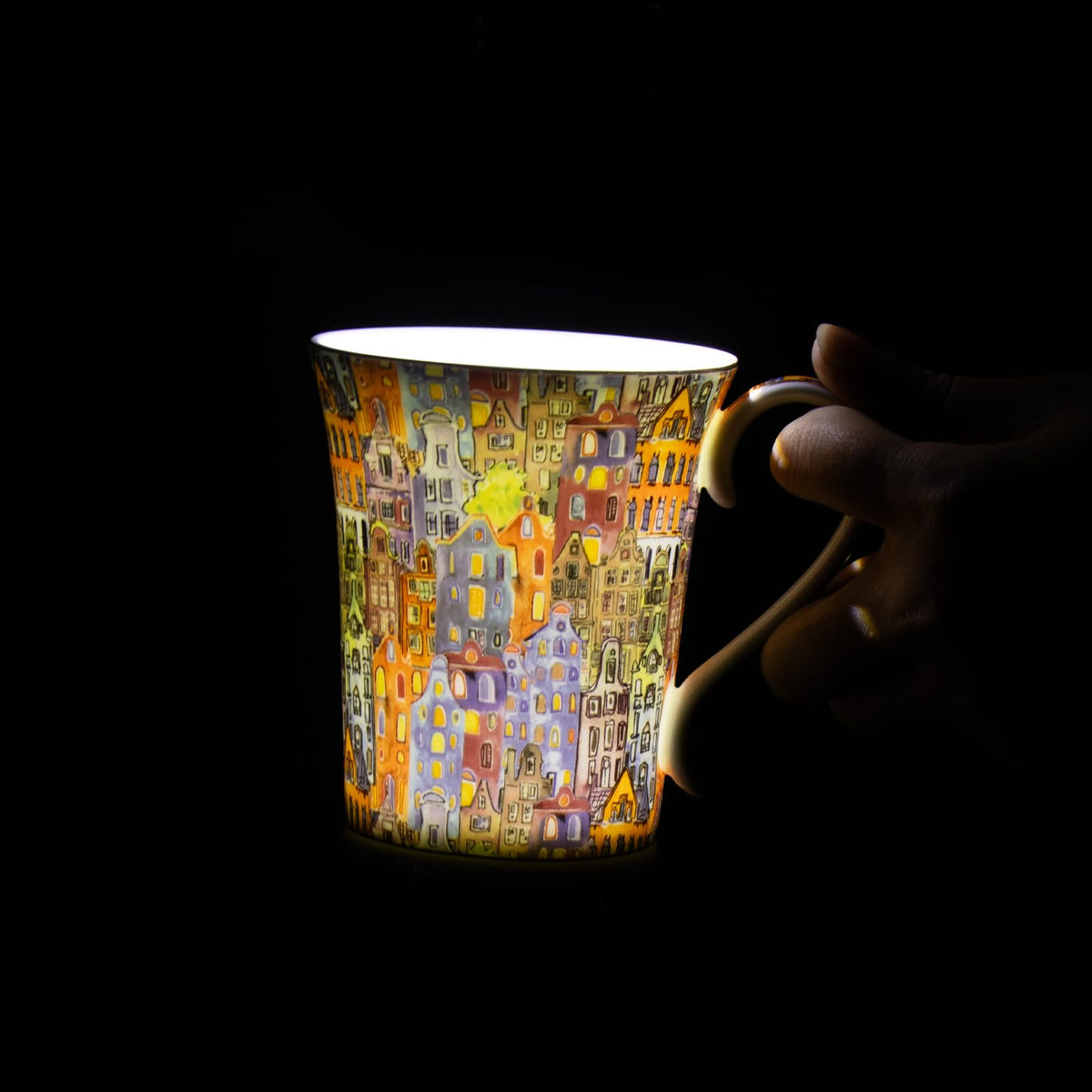 Bone China Coffee Mugs (2 Count)