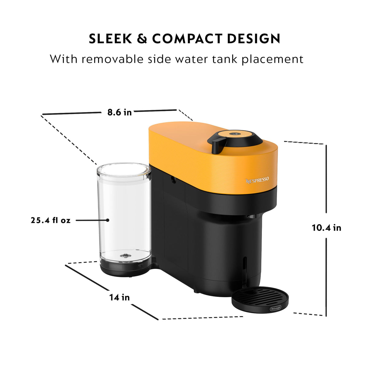 Vertuo Pop+ Coffee and Espresso Machine by De'Longhi