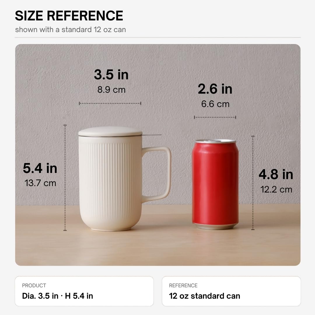 Tea Infuser Mug with Lid