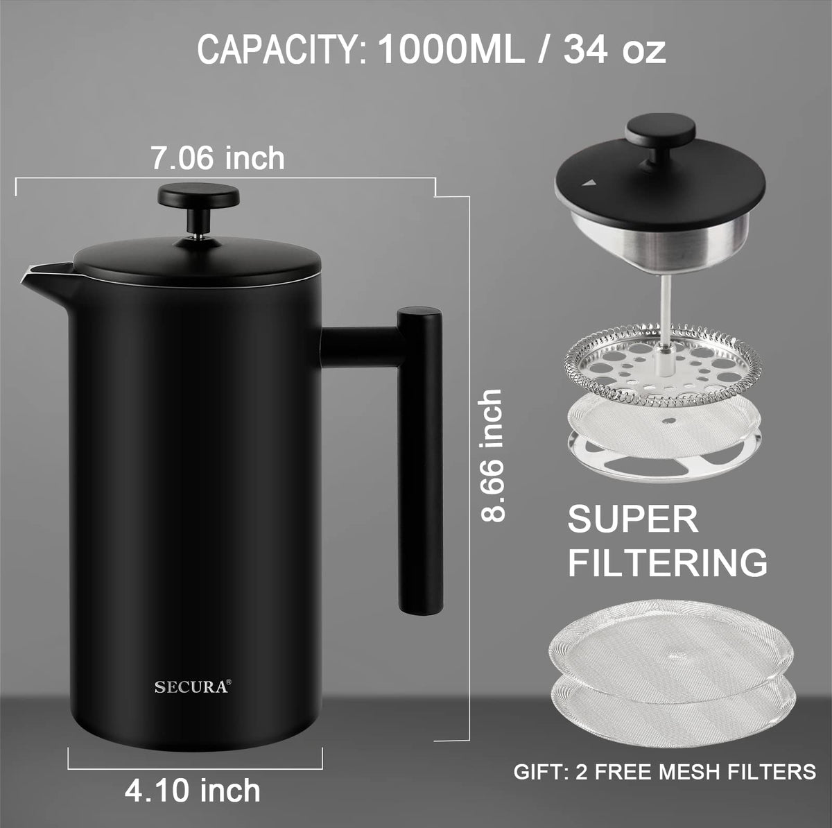 French Press Coffee Maker