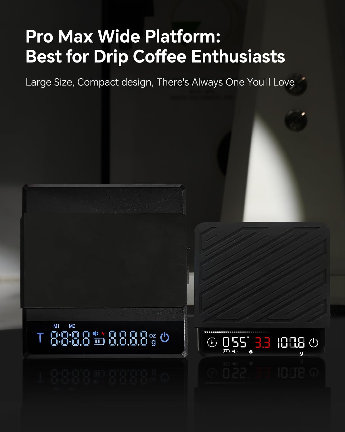 Rechargeable Coffee Scale with Timer