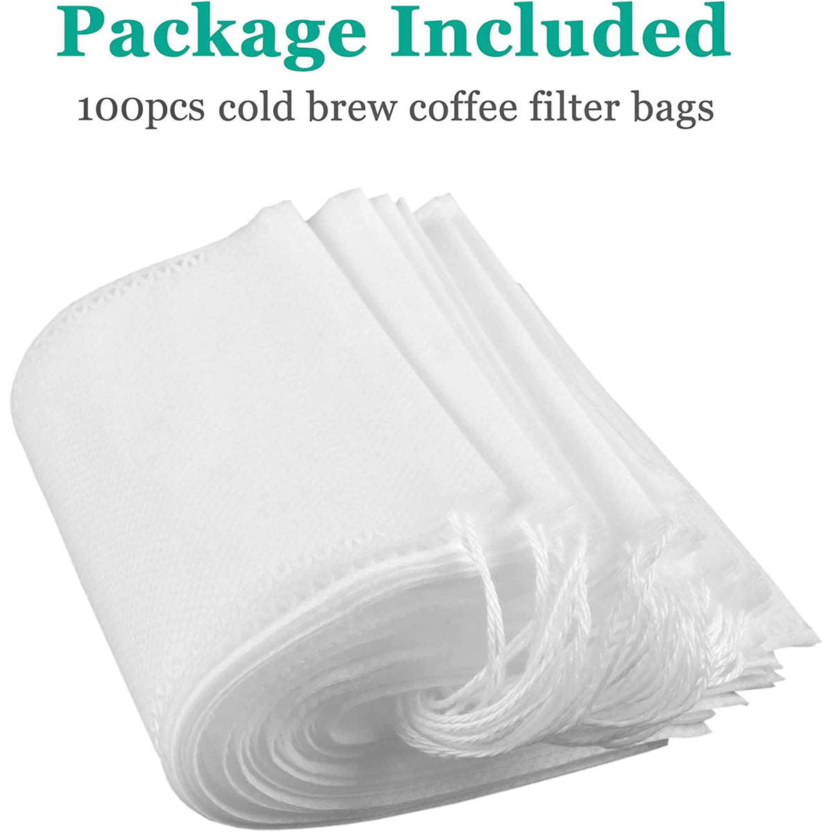 100pcs Cold Brew Coffee Bags (100 Count)