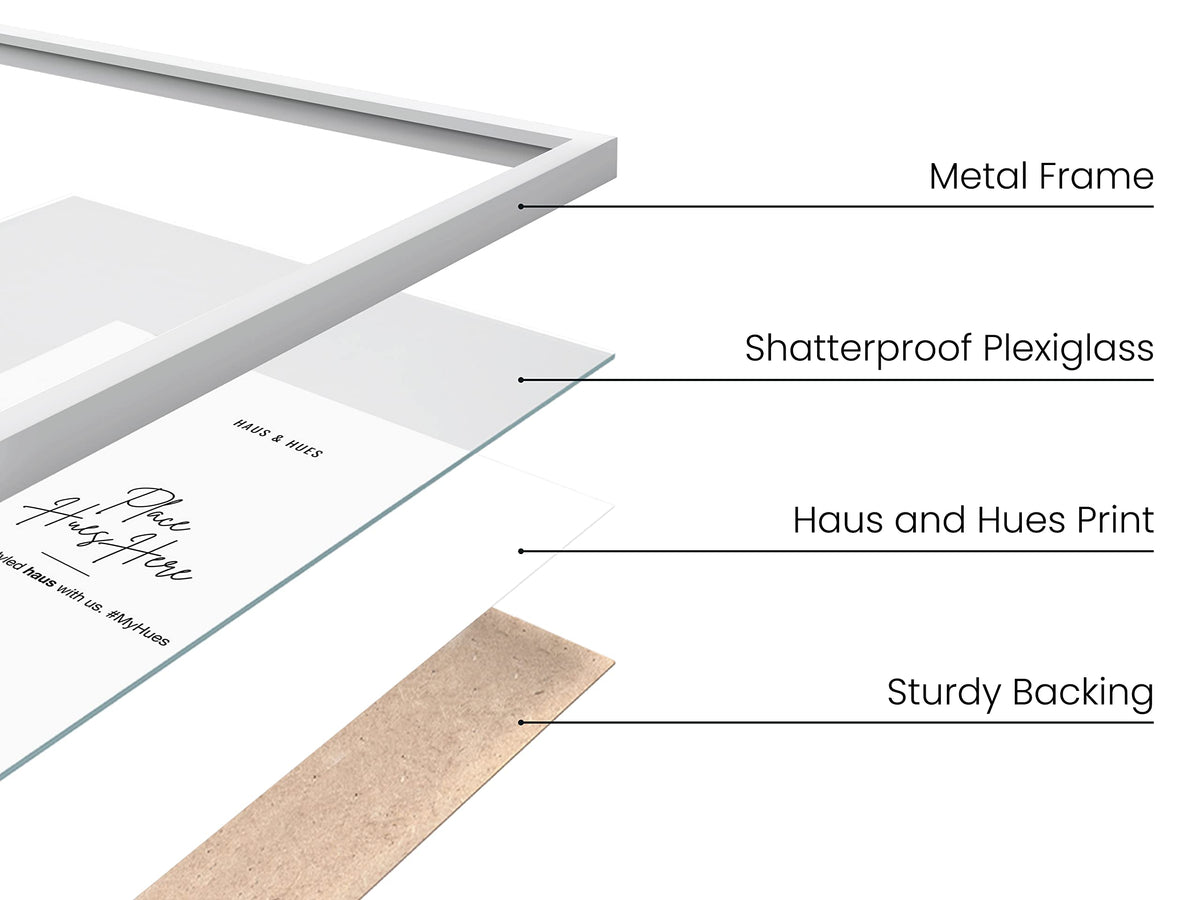 12x18 White Aluminum Frame Set of 6