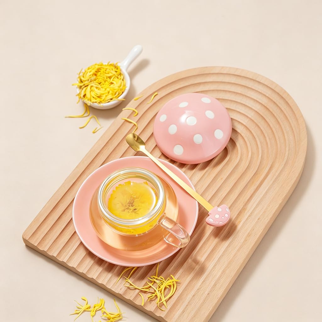 Mushroom Tea Cup Set