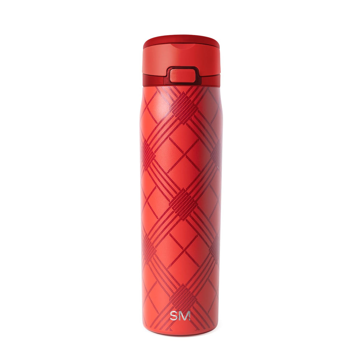 Christmas Water Bottle with Straw & Handle