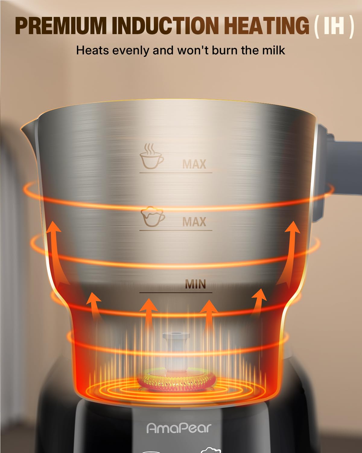 Electric Milk Frother and Steamer