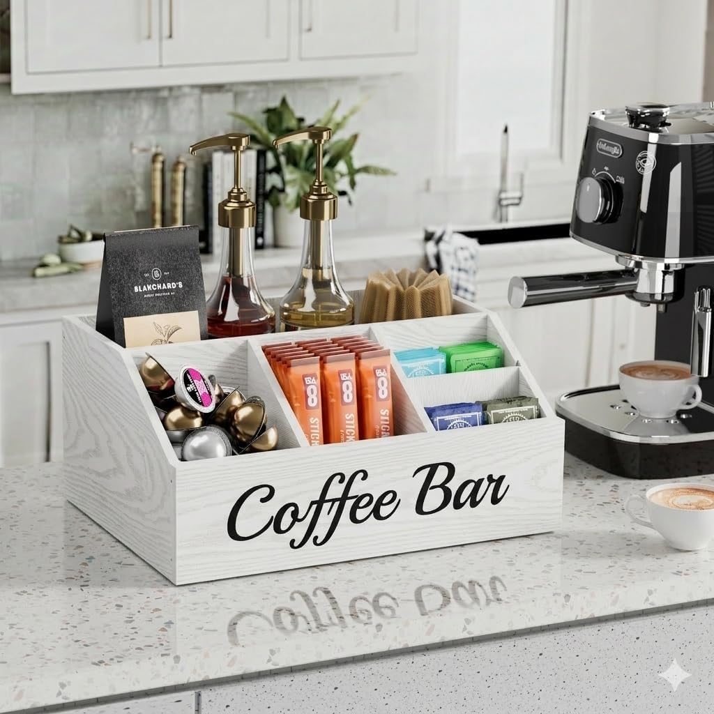 2 Pack Coffee Station Organizer for Countertop (2 Count)
