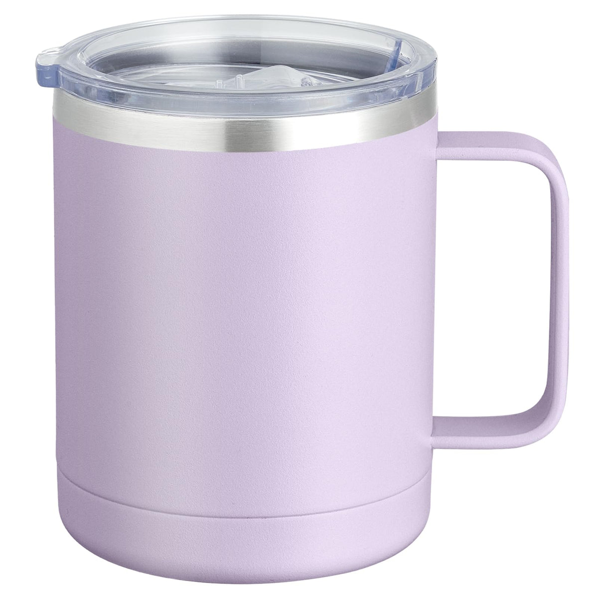 12oz Coffee Mug With Handle and Sliding Lid