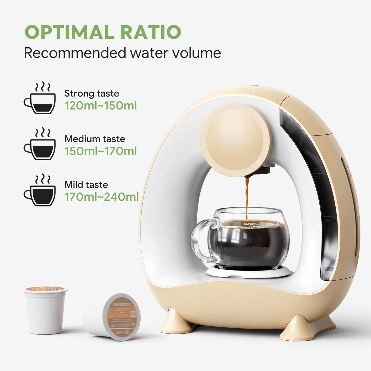 Pods and Grounds Single Serve Coffee Maker