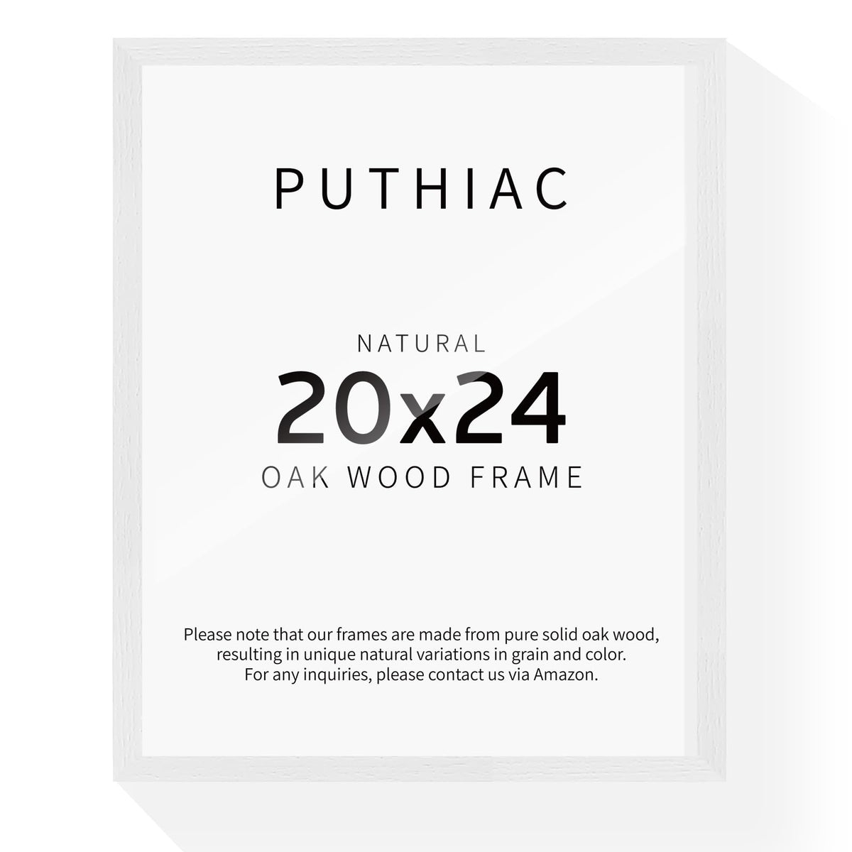 20x24 Solid Oak Wood Picture Frame