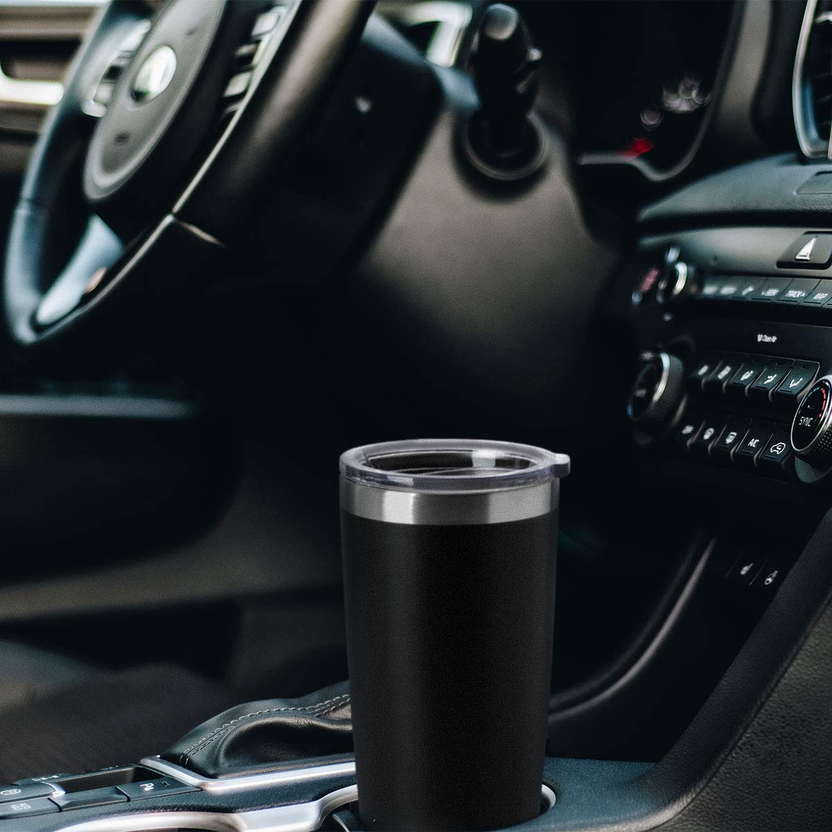20oz Tumblers Bulk Stainless Steel Cups with Lid Double Wall Vacuum Insulated Coffee Mugs for Cold & Hot Drinks 1 Pack
