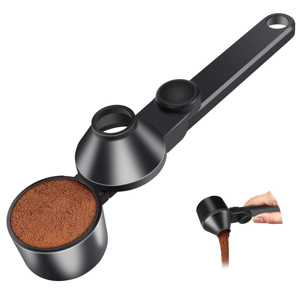 Coffee Scoop Funnel for Ground Coffee