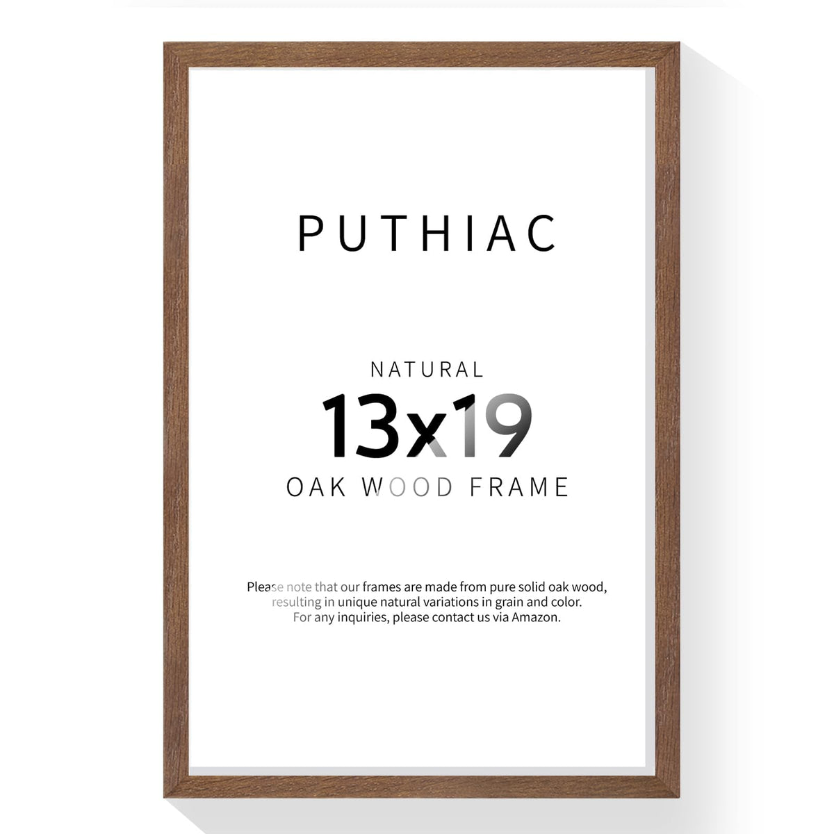 13x19 Solid Oak Wood Picture Frame