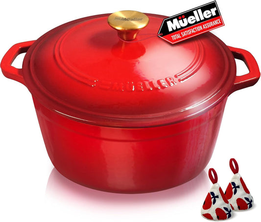 4.5 QT Enameled Cast Iron Dutch Oven