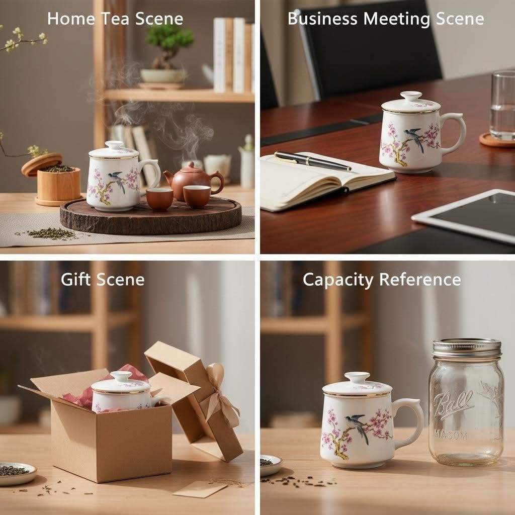 Ceramic tea cups