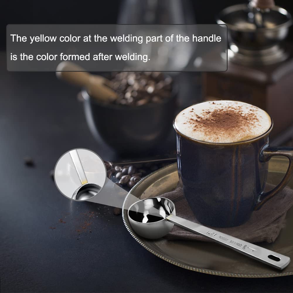 Coffee Scoop Stainless Steel Coffee Spoons Set (2 Count)
