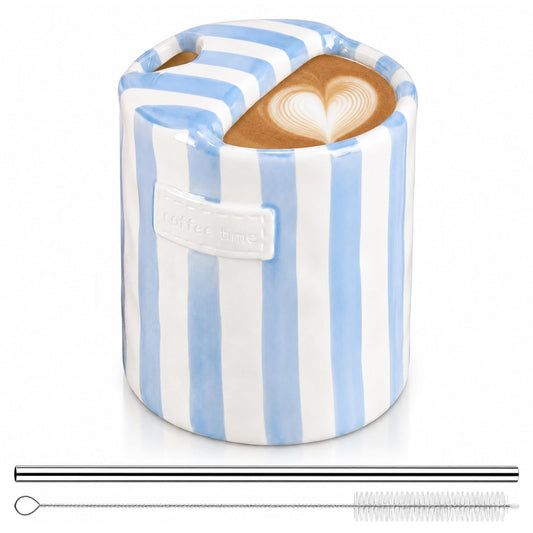 1 Pack Ceramic Mug with Sip Hole