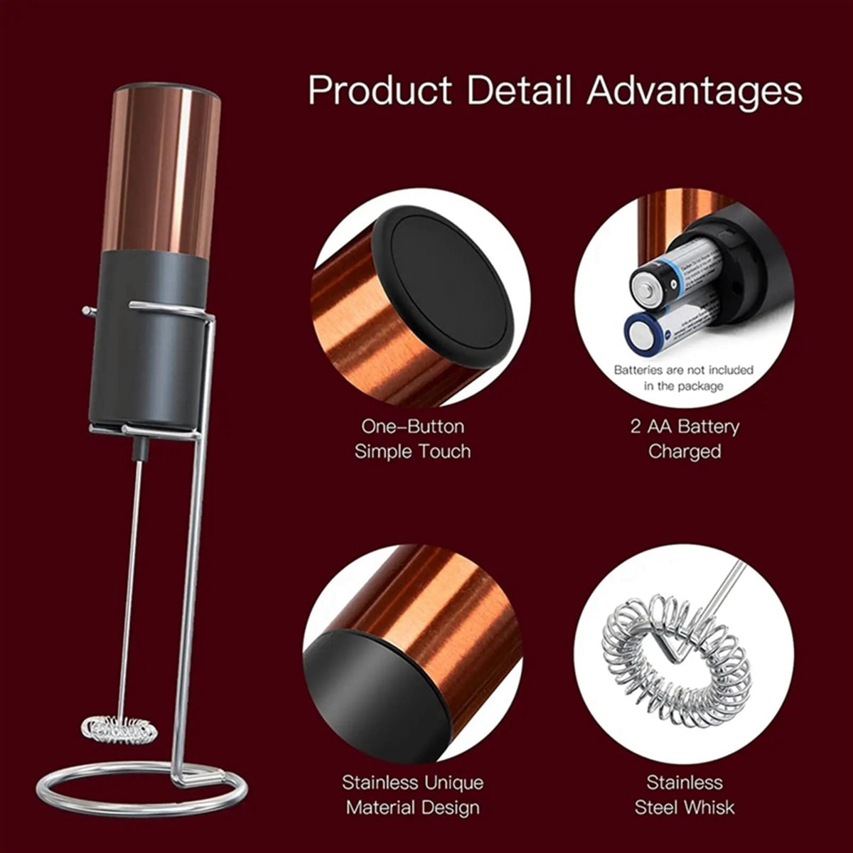 AD Milk Frother For Coffee