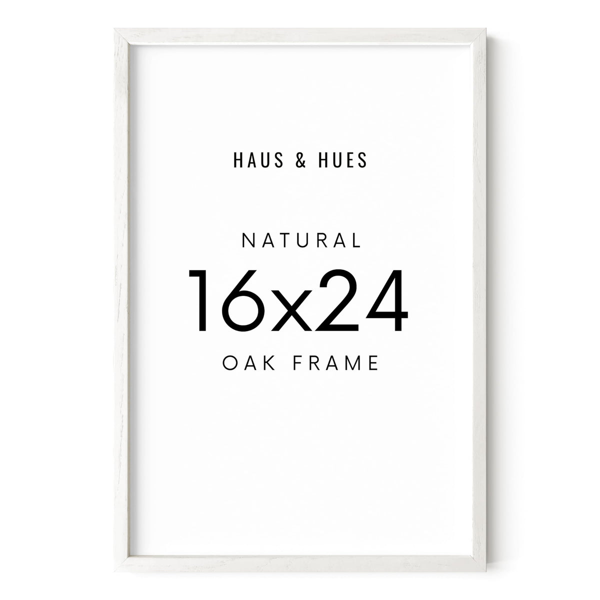 White Oak Wood 16x24 Picture Frame