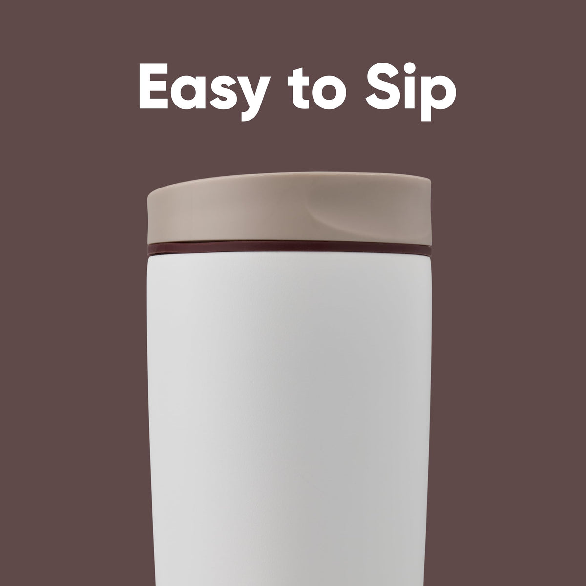 SmoothSip Slider Insulated Stainless Steel Coffee Tumbler