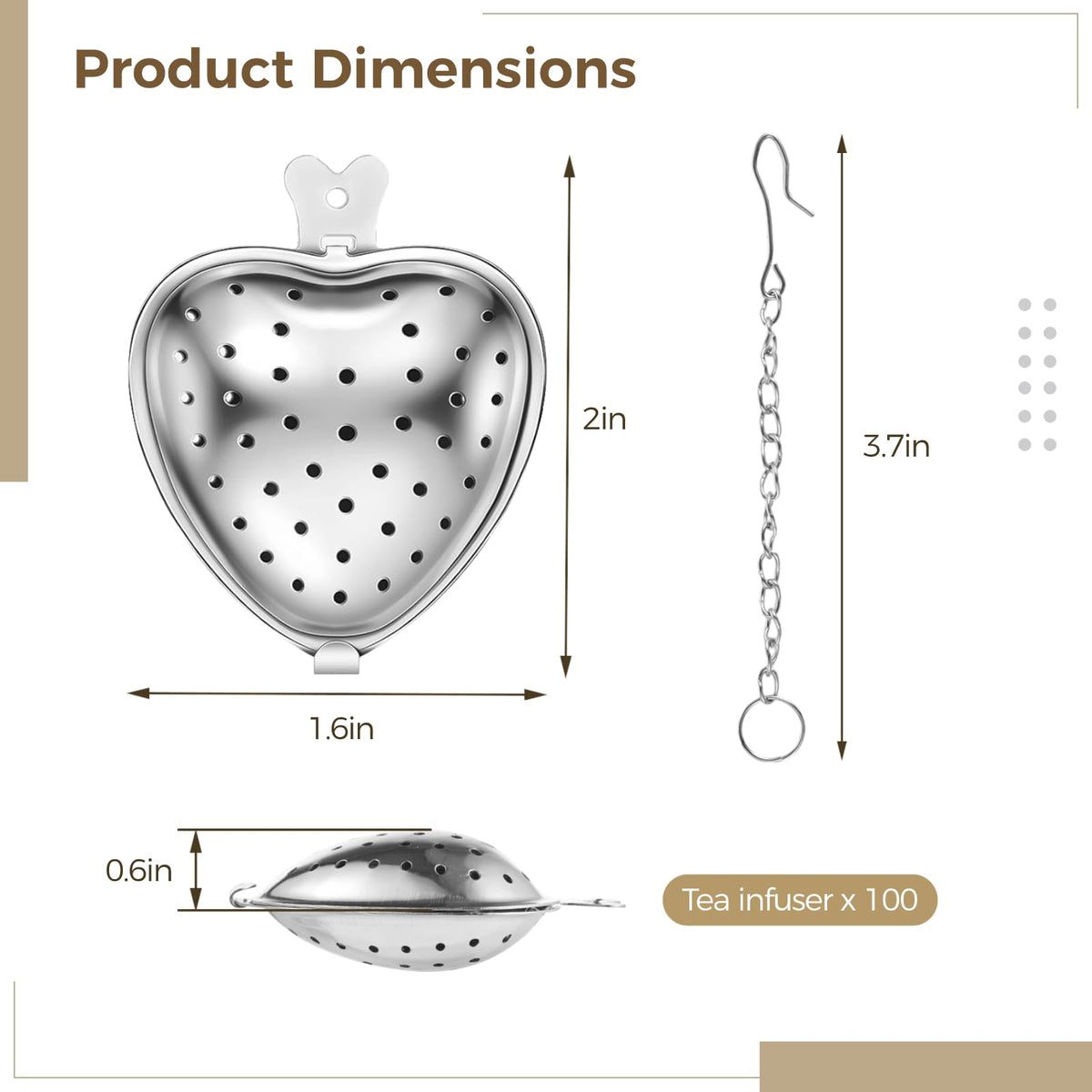 Tea Strainers (100 Count)