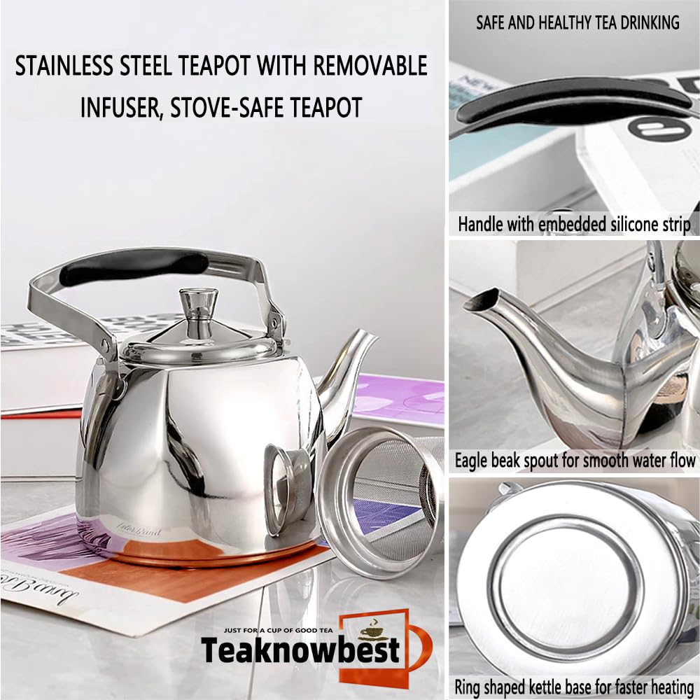 Stainless Steel Teapot with Infuser