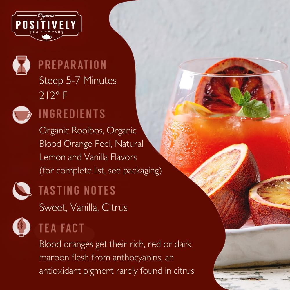 Blood Orange Vanilla Rooibos Tea (16 Ounce)