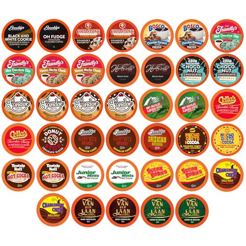 Hot Chocolate and Coffee Pods Assorted Variety Pack (40 Count)