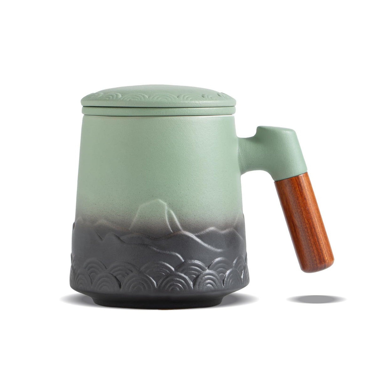 Tea Mug with Infuser and Lid for Loose Leaf Tea Steeper