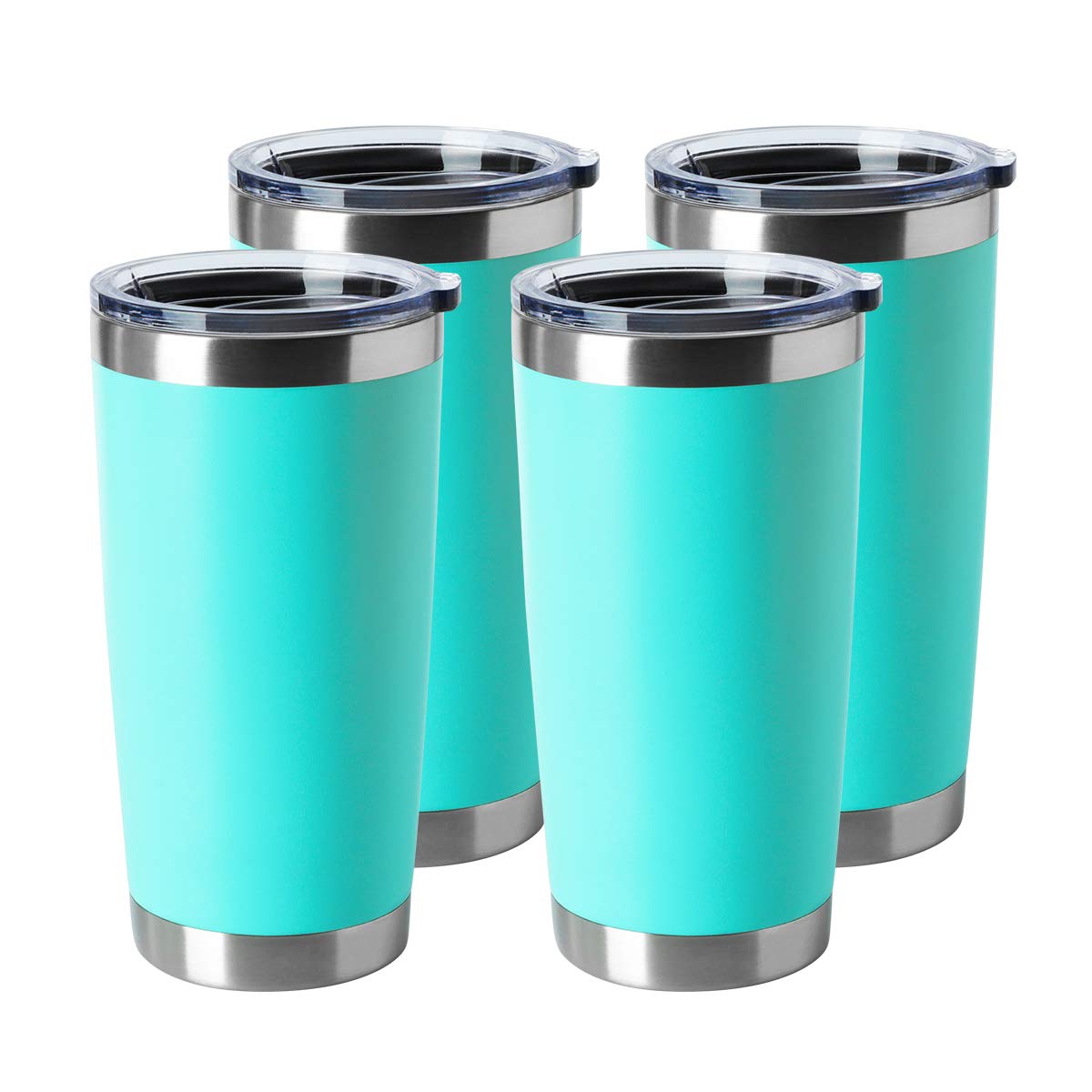 20oz Stainless Steel Tumblers Bulk (4 Count)