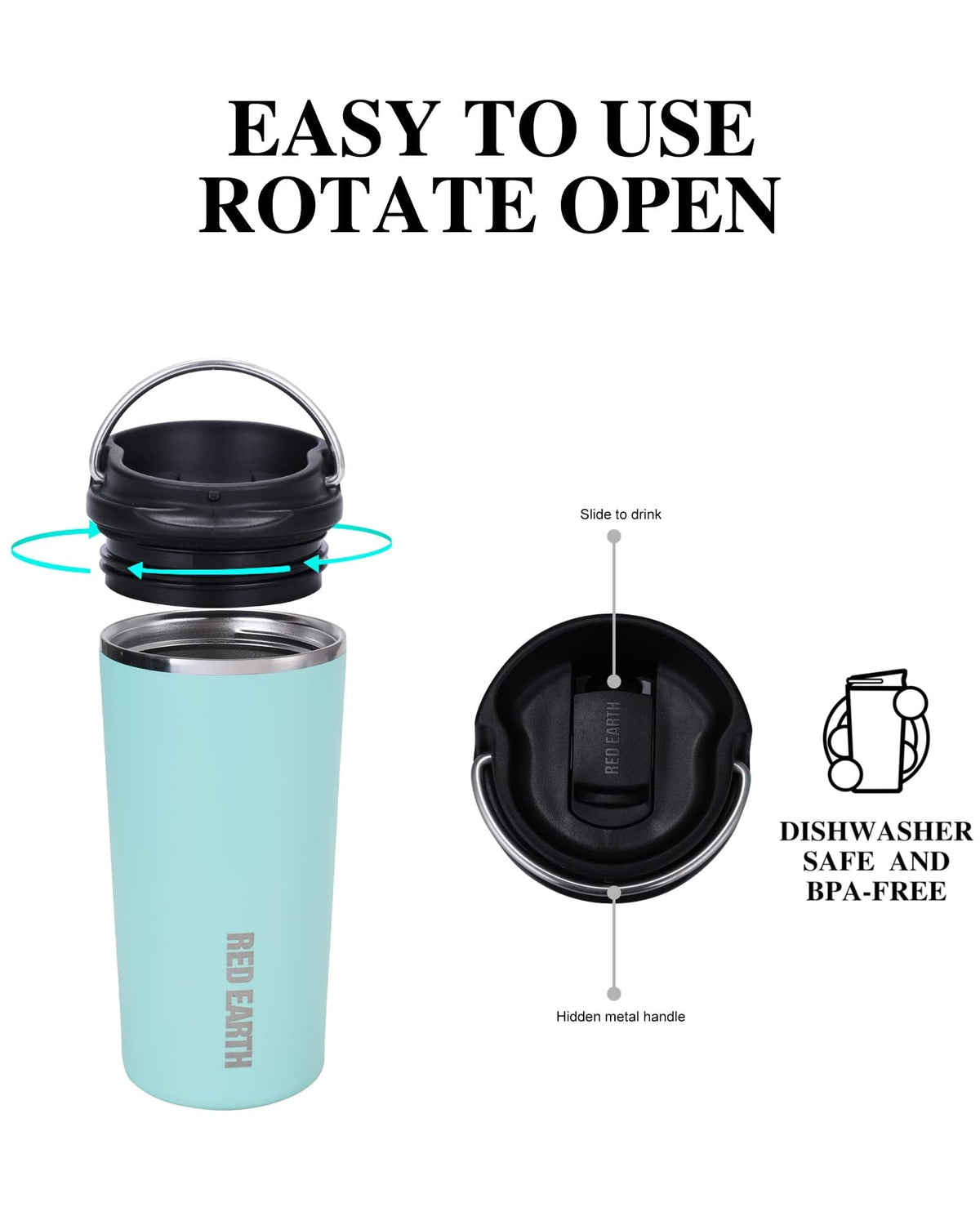 17oz Travel Tea Mug with Infuser