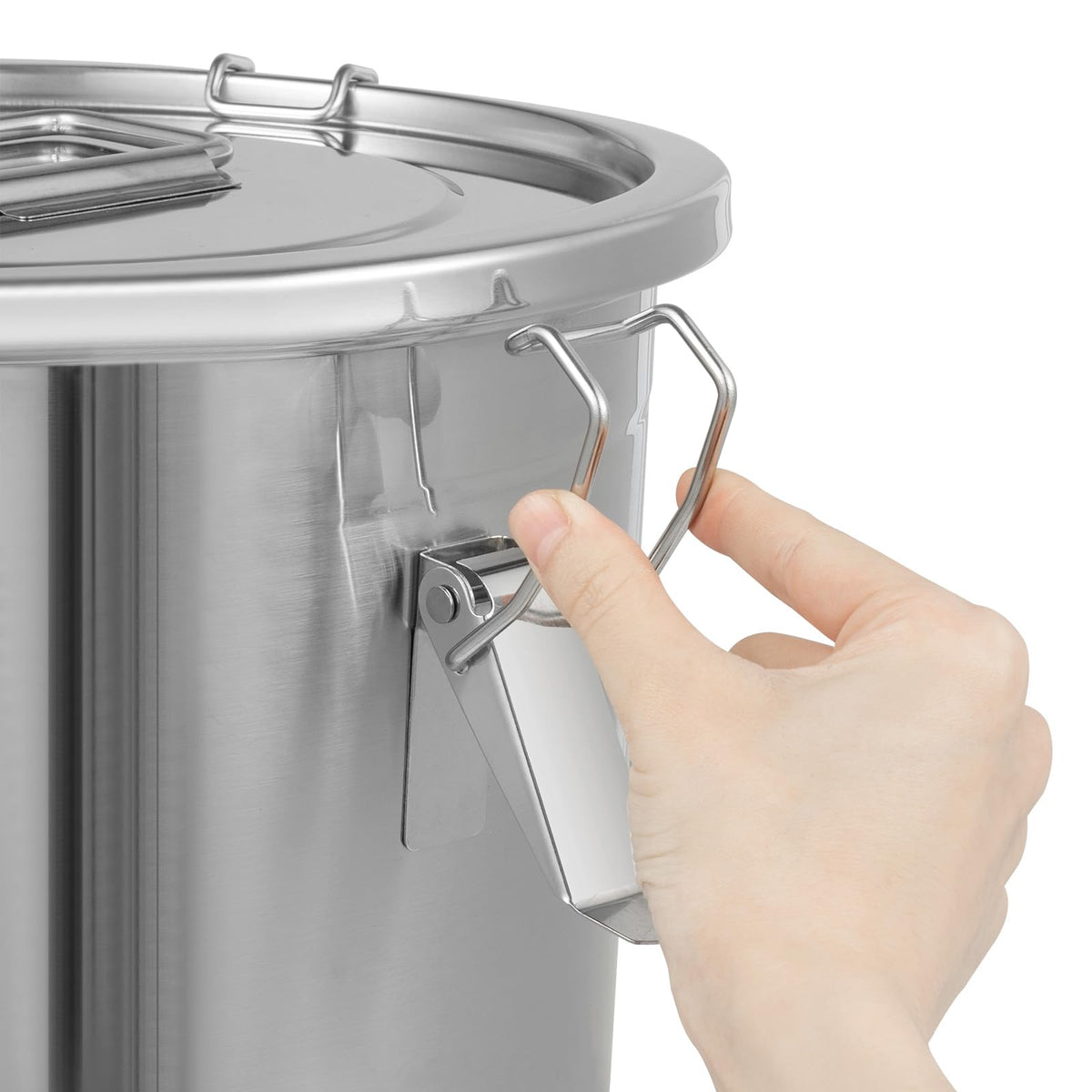 3.2Gal Stainless Steel Canister with Airtight Lid 15
