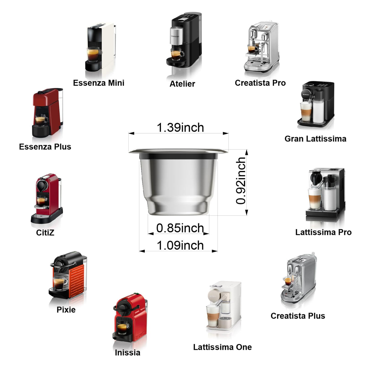 Reusable Capsules for Nespresso OriginalLine