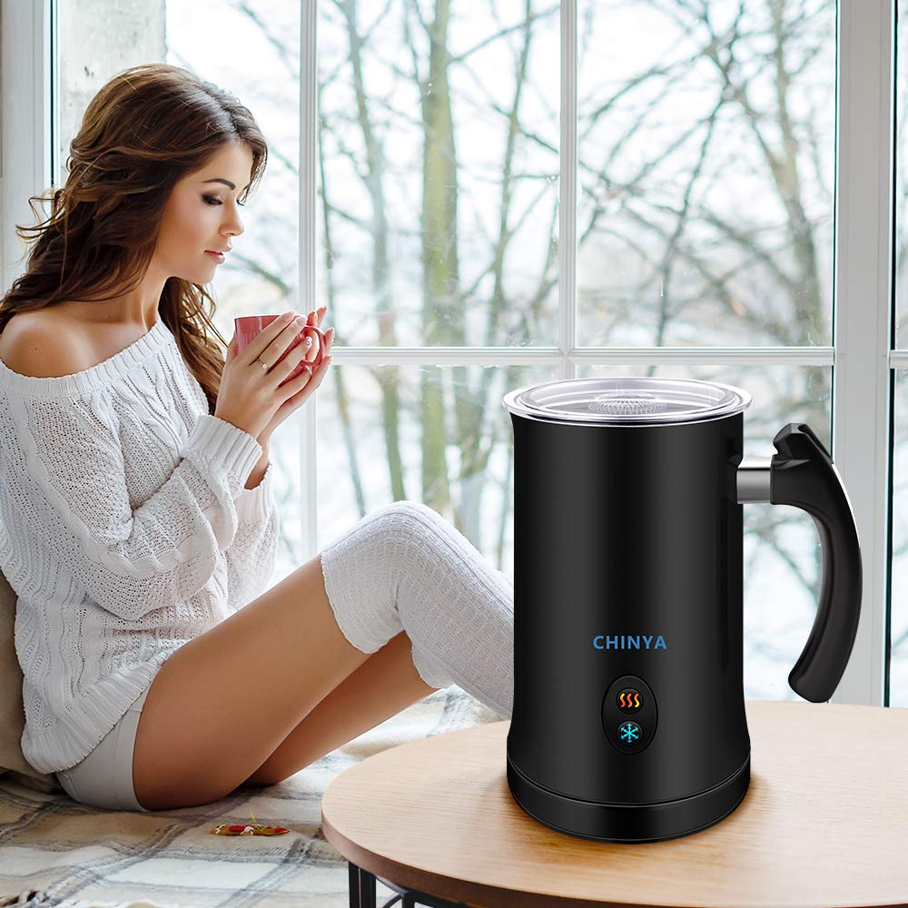 Milk Frother CHINYA Electric Milk Frother Soft Foam Maker for Hot and Cold Milk Froth