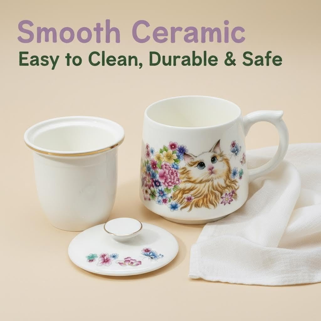 Ceramic tea cups