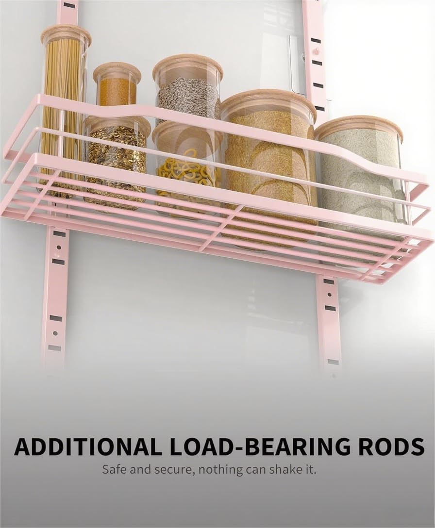 Pink 9 Tier Over The Door Pantry Organizer