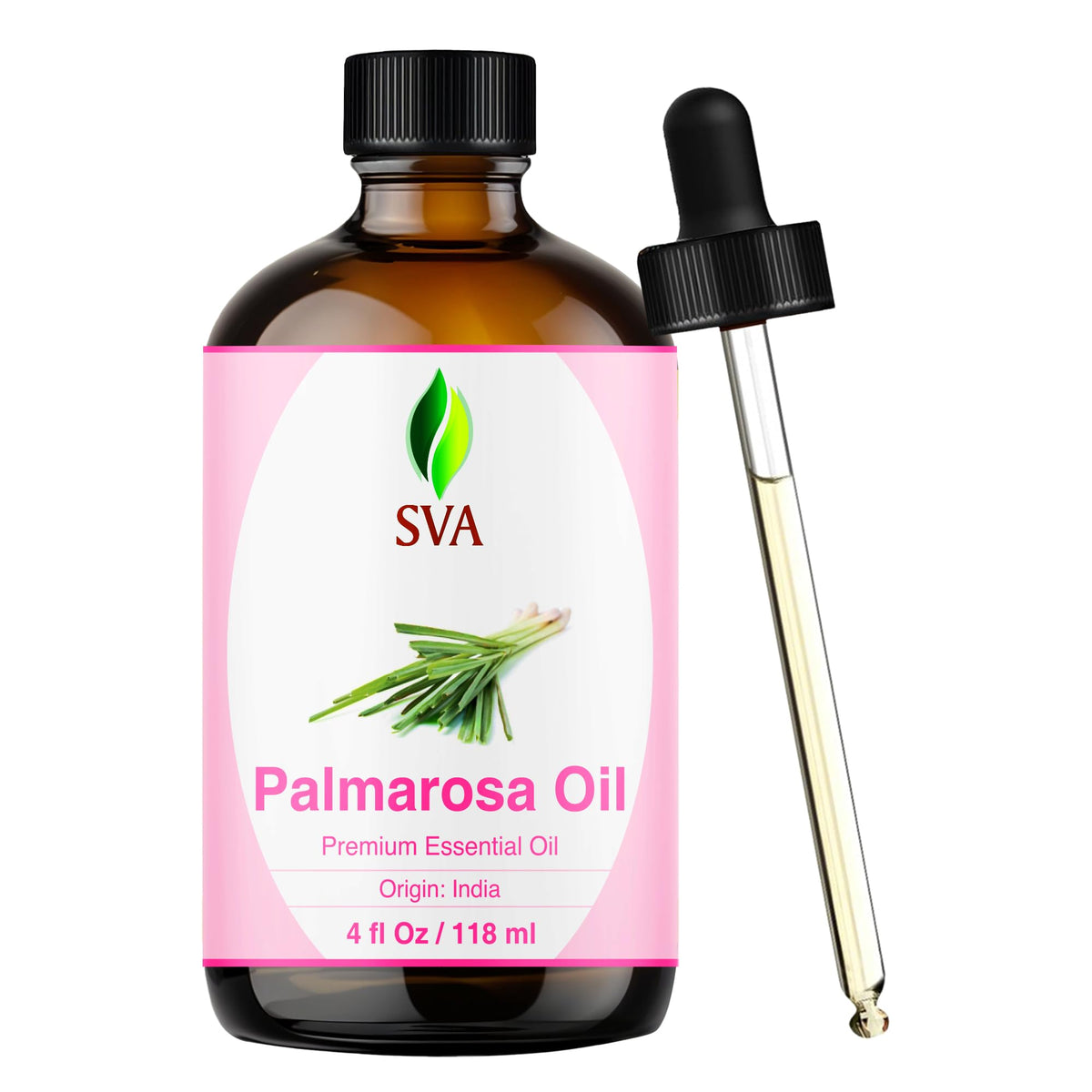 SVA Palmarosa Essential Oil (4 Fl Oz)
