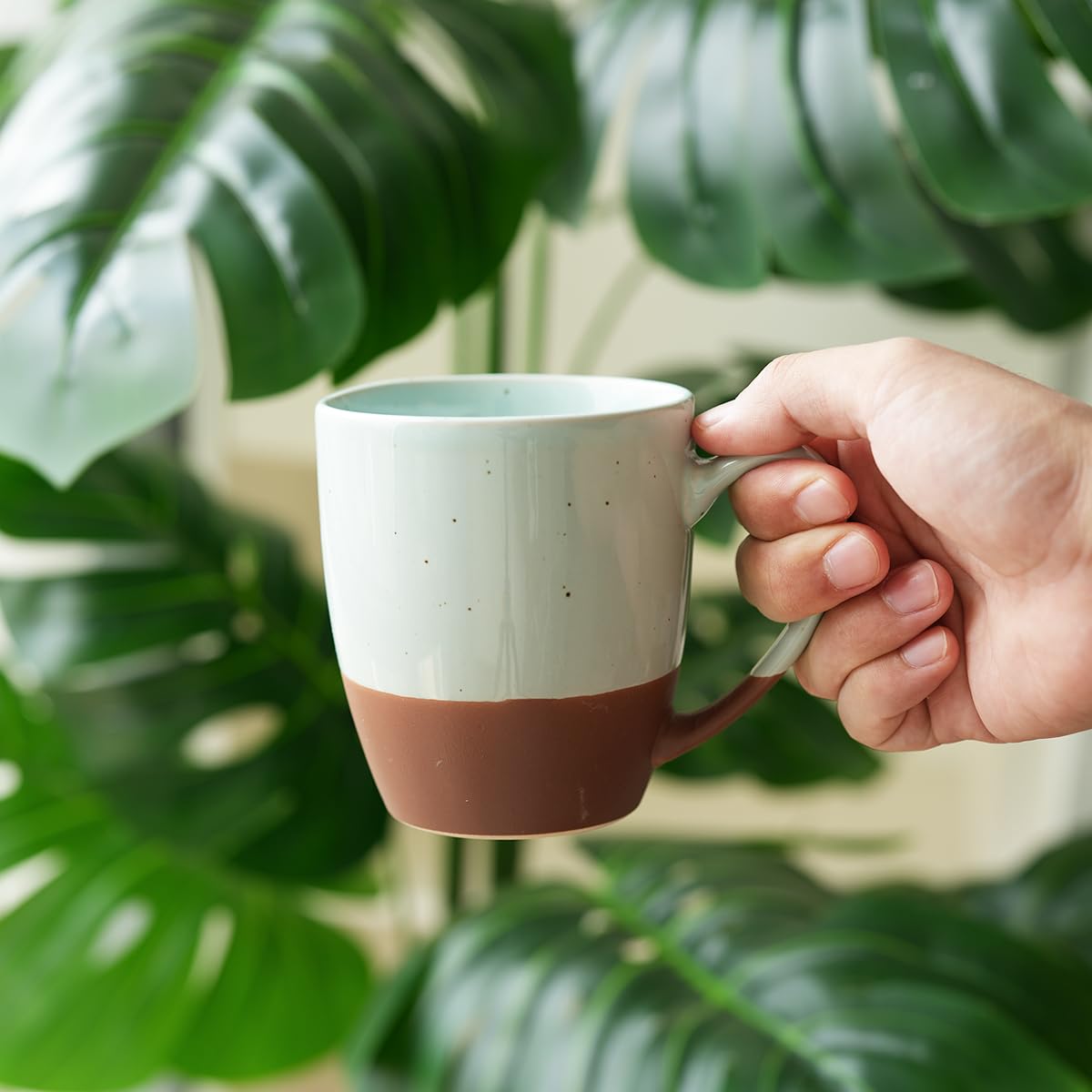 Ceramic Tea Cup with Infuser and Lid