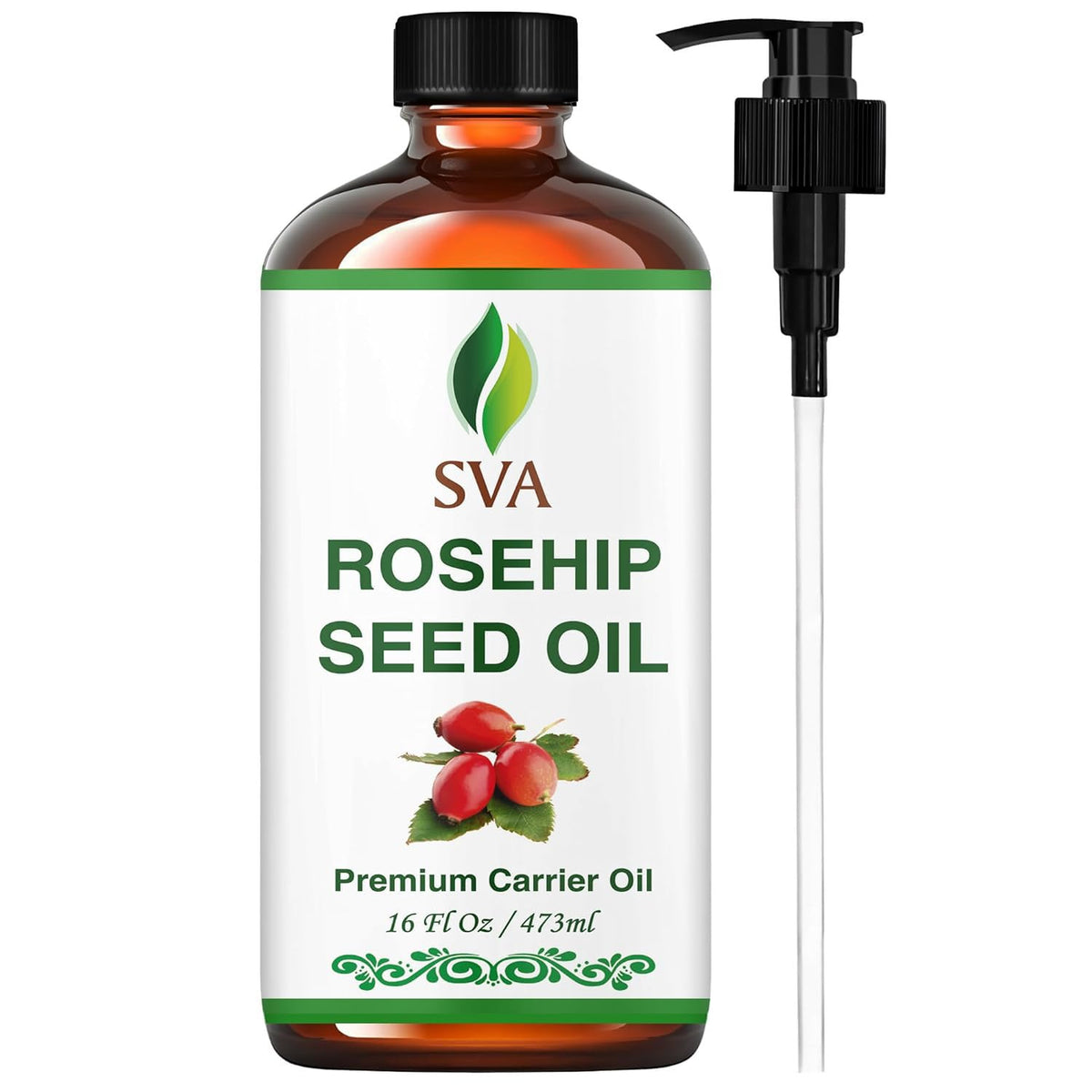 SVA Rosehip Seed Carrier Oil (16 Fl Oz)