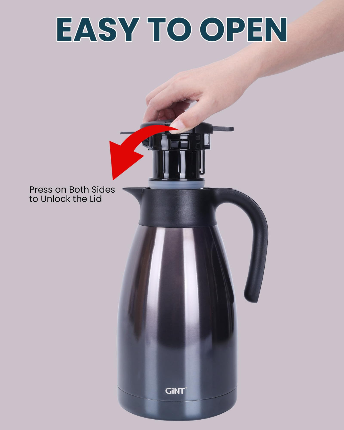 2.2L 74Oz Thermal Coffee Carafe